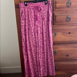 Knox Rose Pink Wide Leg Pants
